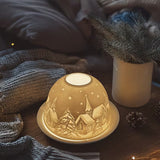 Borgo d’Inverno | Svietnik z porcelánu
