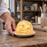 Záhrada motýľov | Svietnik z porcelánu