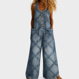 Boho Chic Nyomott Overál