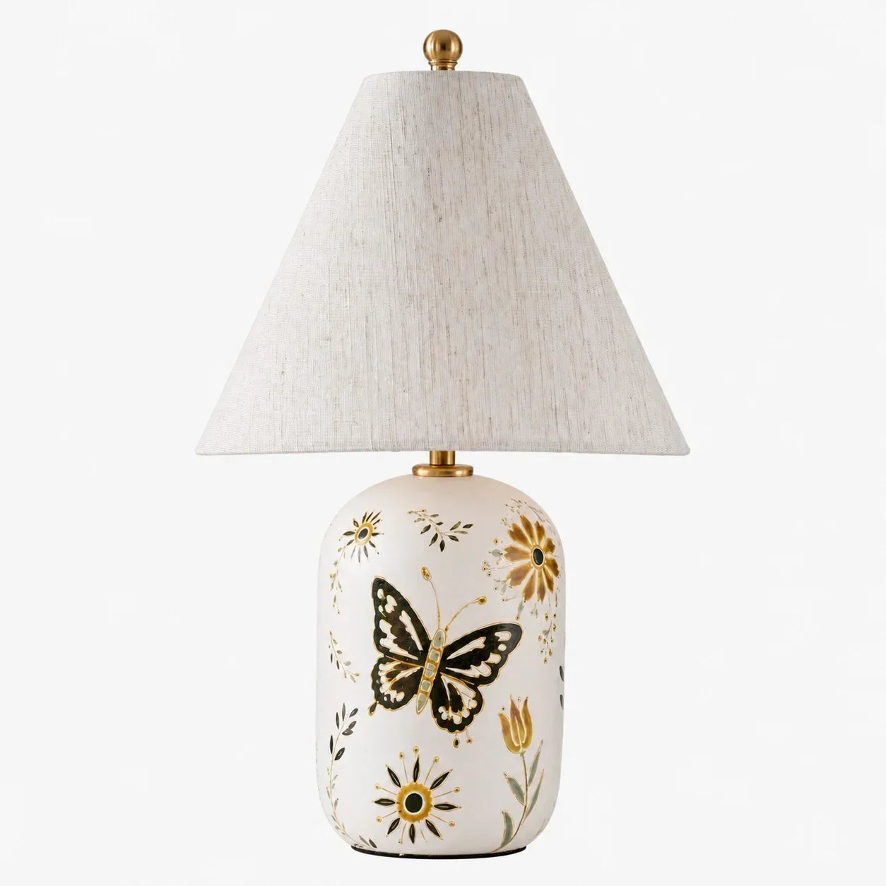 Stolová Lampa Zúžená z Retro Keramiky Julian