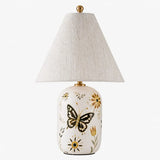 Stolová Lampa Zúžená z Retro Keramiky Julian