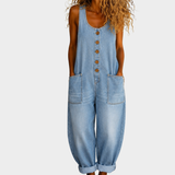Boho Chic Nyomott Overall