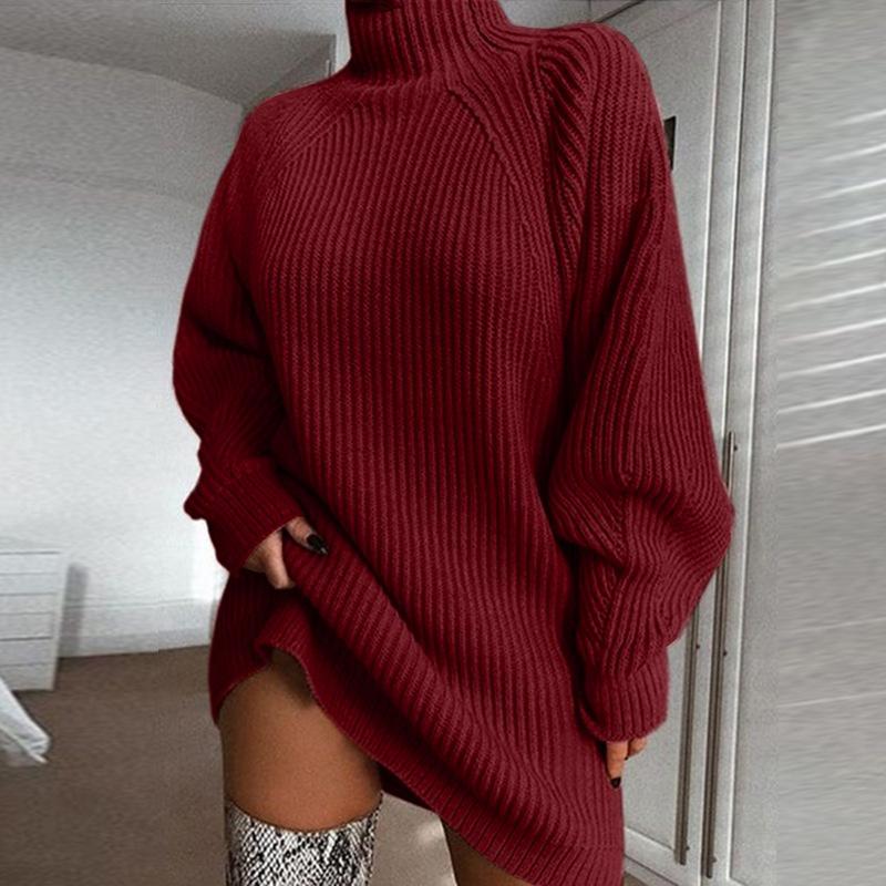 Napi Raglan Ujjú Garbós Pulóver Ruha