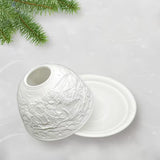 Vianoční anjeli | Svícník z porcelánu
