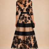 Lucia | Elegantná Kvetinová Čipková Šaty