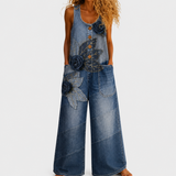 Boho Chic Nyomott Overall