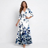 Chloe - Elegantná Maxi Farebná Šaty