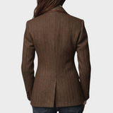 Nikolina | Blazer s vzorom rybej kosti