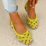 Caterina | Woven Summer Sandals Viva – Elegancia és Kényelem