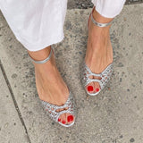 Isadora | Woven Golden Sandals – Arany Elegancia és Kényelem