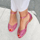 Isadora | Woven Golden Sandals – Arany Elegancia és Kényelem