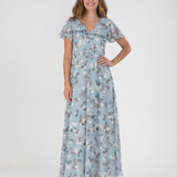 Ismeria Virágmintás Chiffon Maxi Ruha