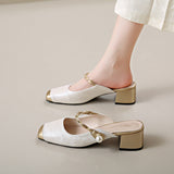 Melina | Bőr Mules