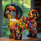 Lampáš Glow Shih Tzu s krásnou mašľou