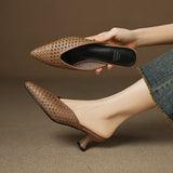 Olivia | Bőr Mules