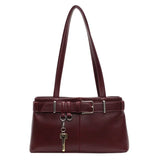 Elegantná hladká crossbody kabelka