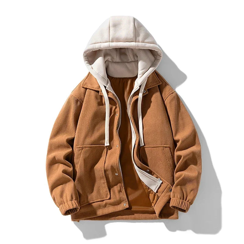 Ozarks Kapucnis Corduroy Dzseki