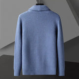 Vincenzo De Luca Waffle-Knit Kardigán