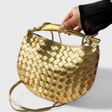 Dobromira | Taška Gerda Bolso Woven so Zlatou Rukoväťou