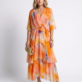 Calista Mély V-nyakú Maxi Ruha