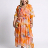 Calista Mély V-nyakú Maxi Ruha