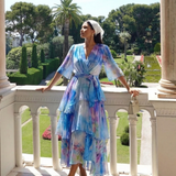 Calista Mély V-nyakú Maxi Ruha