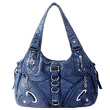 Klasická hladká crossbody kabelka