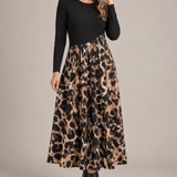 Leona | Midi šaty s leopardím vzorom