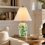 Stolová Lampa Zúžená z Retro Keramiky Julian