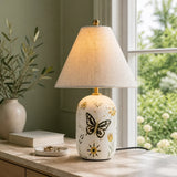 Stolová Lampa Zúžená z Retro Keramiky Julian